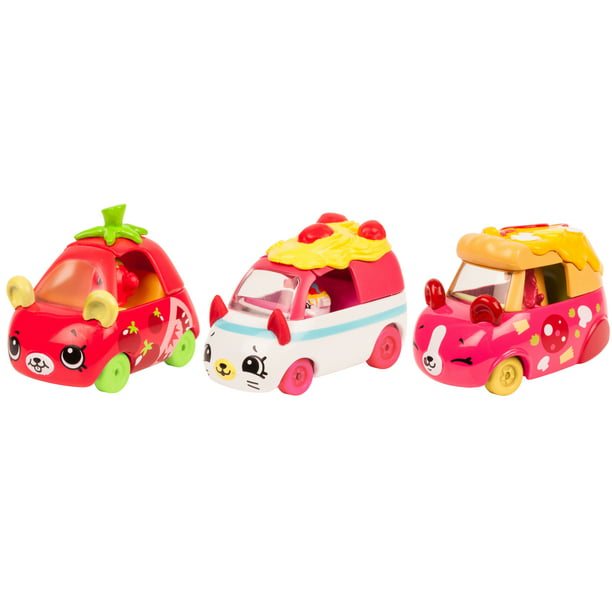 Shopkins Cutie Cars Series 3 Colour Change Cuties Toy Car Vehicle Speed Camera